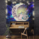 Pokemon Espeon Umbreon Love You To The Moon Galaxy Tapestry Room Decor Nearkii