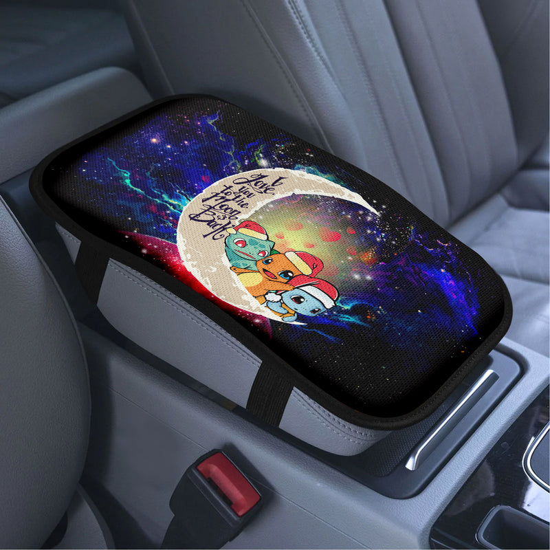 Pokemon Friends Gen 1 Love To Moon Back Galaxy Premium Custom Armrest Center Console Cover Car Accessories Nearkii