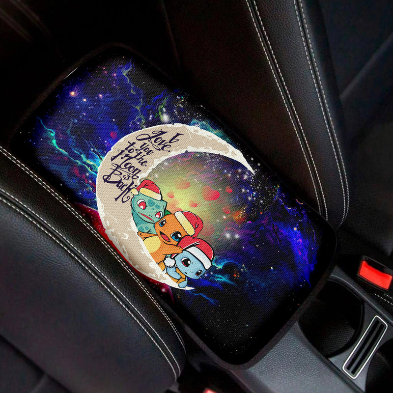 Pokemon Friends Gen 1 Love To Moon Back Galaxy Premium Custom Armrest Center Console Cover Car Accessories Nearkii