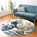 The Great Wave Japan Round Rug