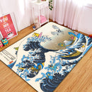 The Great Wave Japan Rectangular Area Rug