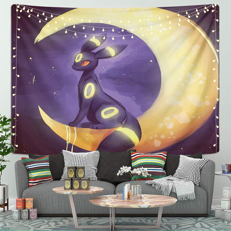Pokemon Umbreon Moon 1 Tapestry Room Decor Nearkii