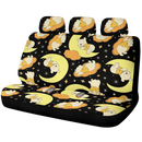 Pooh With Moon Yellow Car Back Seat Covers Decor Protectors Nearkii