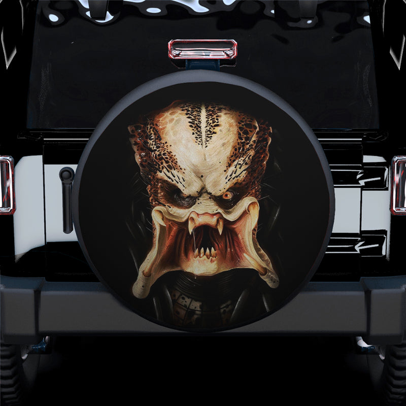 Predator Face Spare Tire Covers Gift For Campers Nearkii