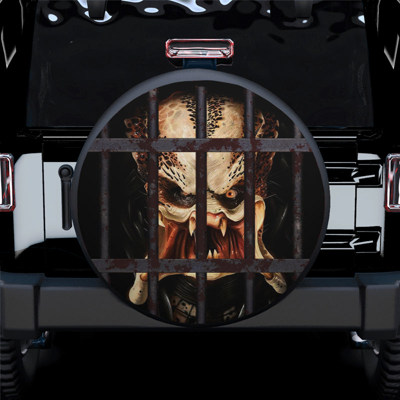 Predator In Cage Spare Tire Covers Gift For Campers Nearkii