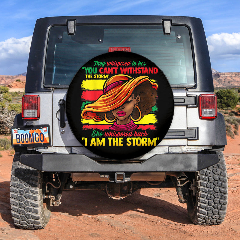 Proud Black African American Spare Tire Cover Gift For Campers Nearkii