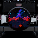 Night Sky Full Of Star Men And Mountains Jeep Car Spare Tire Cover