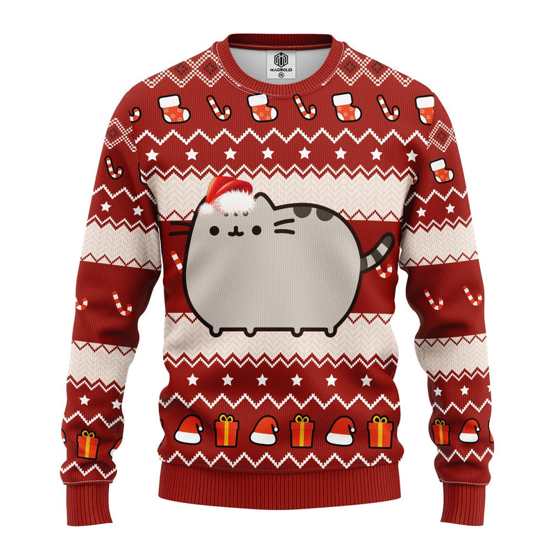 Pusheen Ugly Christmas Sweater Amazing Gift Idea Thanksgiving Gift Nearkii