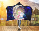 Ram And Rem Rezero Love You To The Moon Galaxy Economy Hooded Blanket Nearkii