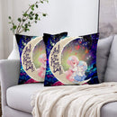 Ram And Rem Rezero Love You To The Moon Galaxy Pillowcase Room Decor Nearkii