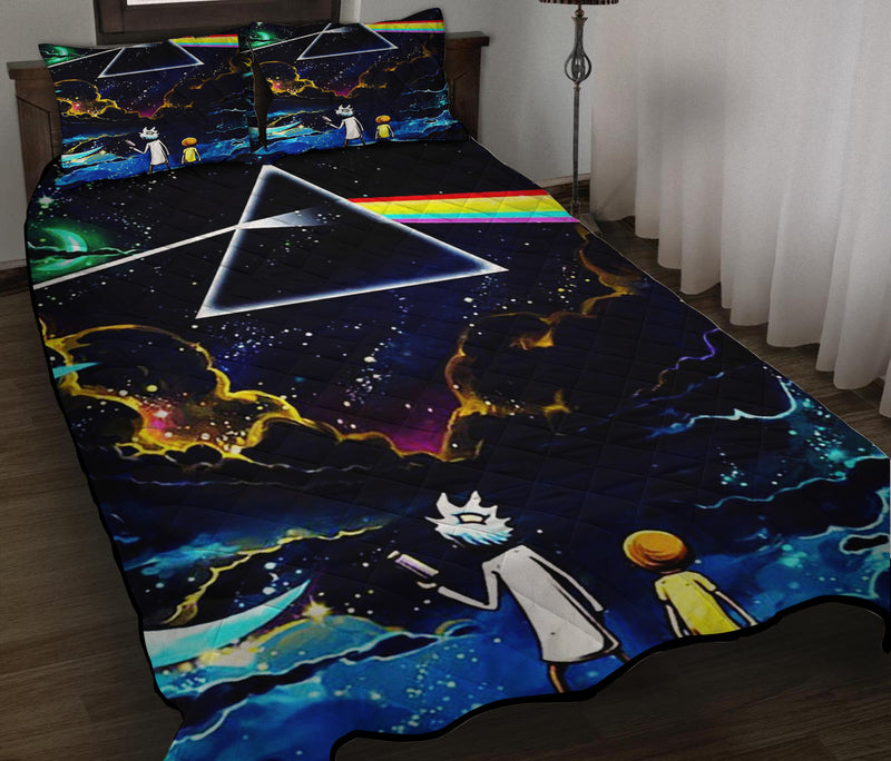 Rick And Morty Galaxy Quilt Bed Sets Nearkii