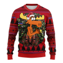 Rocky And Bullwinkle Noel Mc Ugly Christmas Sweater Thanksgiving Gift Nearkii