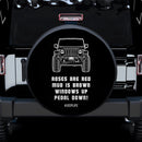 Rose Are Red Mud Is Brown Car Spare Tire Covers Gift For Campers Nearkii