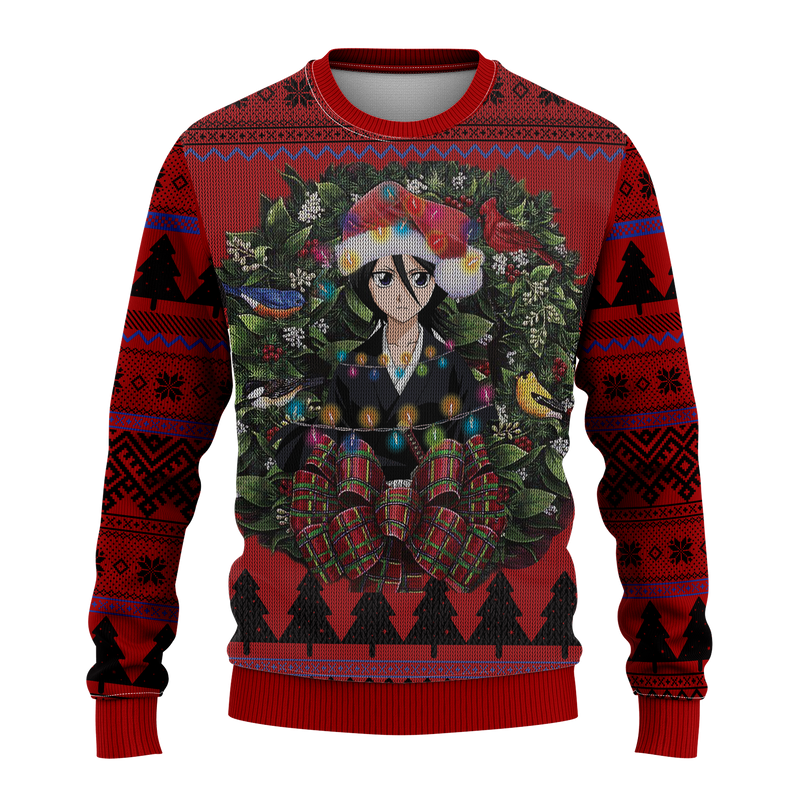 Rukia Kuchiki Ichigo Mc Ugly Christmas Sweater Thanksgiving Gift Nearkii