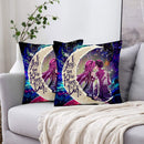 SAO Sword Art Online Asuna Kirito Love You To The Moon Galaxy Pillowcase Room Decor Nearkii