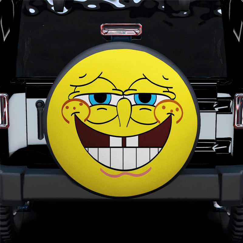 Spongebob Jeep Funny Car Spare Tire Covers Gift For Campers Nearkii