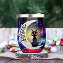 Cat Ghibli Jji Anime Love You To Moon And Back Premium Wine Tumbler Nearkii