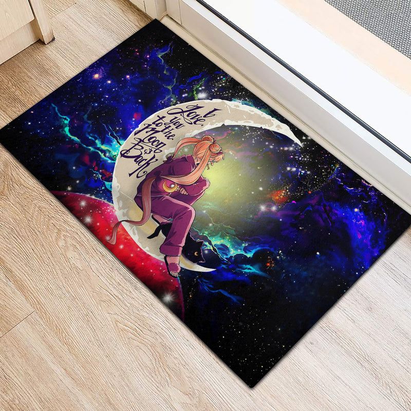 Sailor Moon Love You To The Moon Galaxy Doormat Home Decor Nearkii