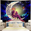 Sailor Moon 1 Love You To The Moon Galaxy Tapestry Room Decor Nearkii