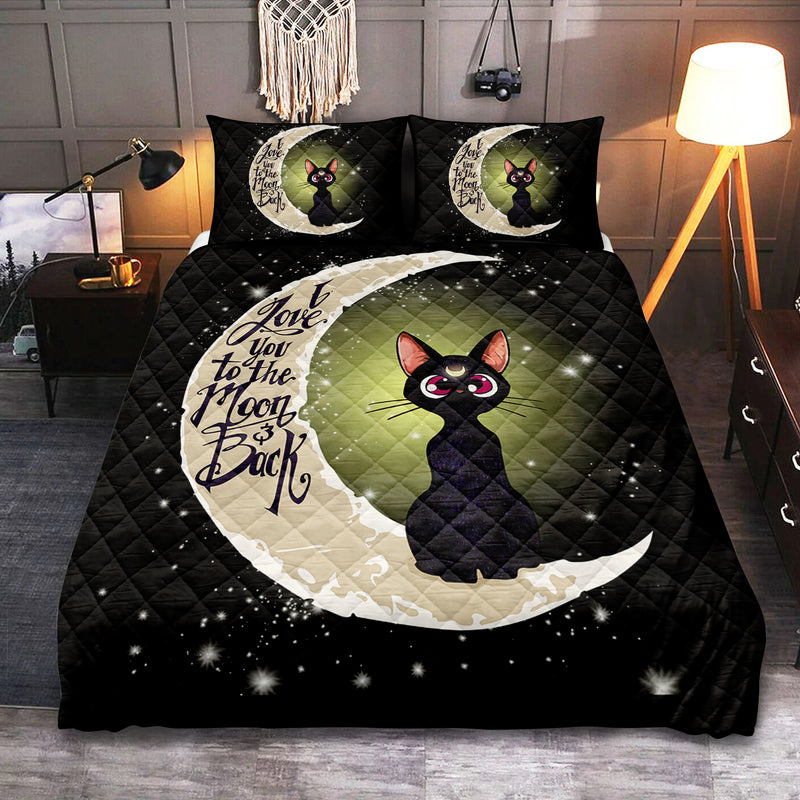 Sailor Moon Cat To The Moon Quilt Bed Sets Nearkii
