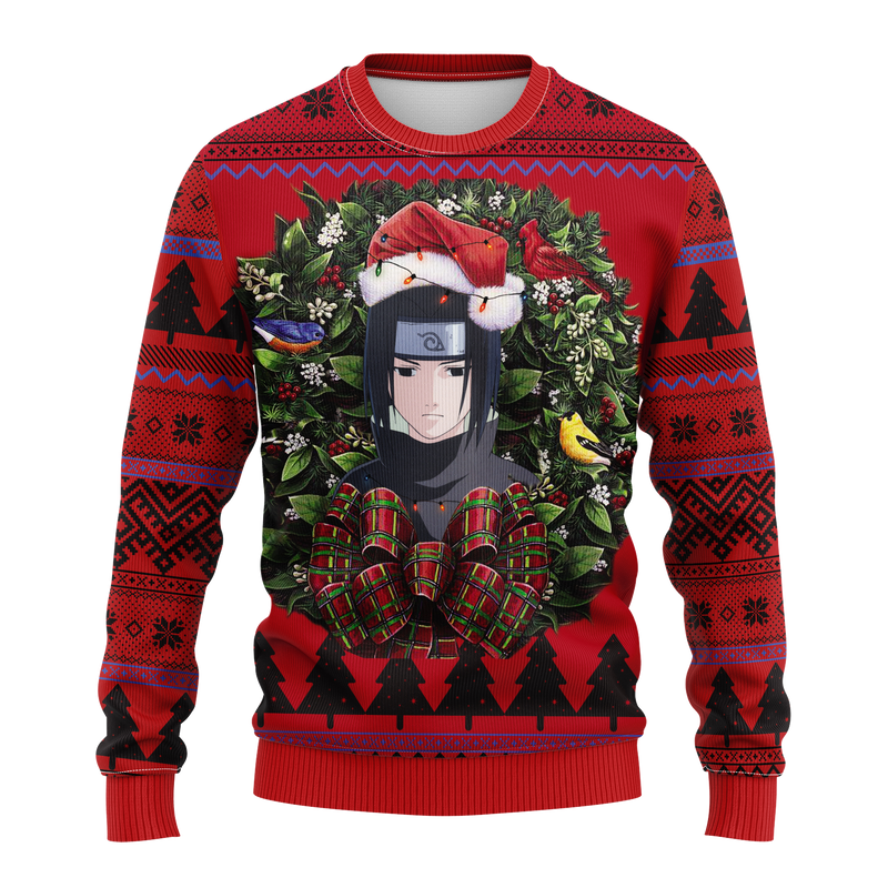 Sasuke Naruto Noel Mc Ugly Christmas Sweater Thanksgiving Gift Nearkii