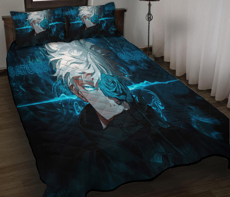 Satoru Gojo Jujutsu Kaisen Anime Quilt Bed Sets Nearkii