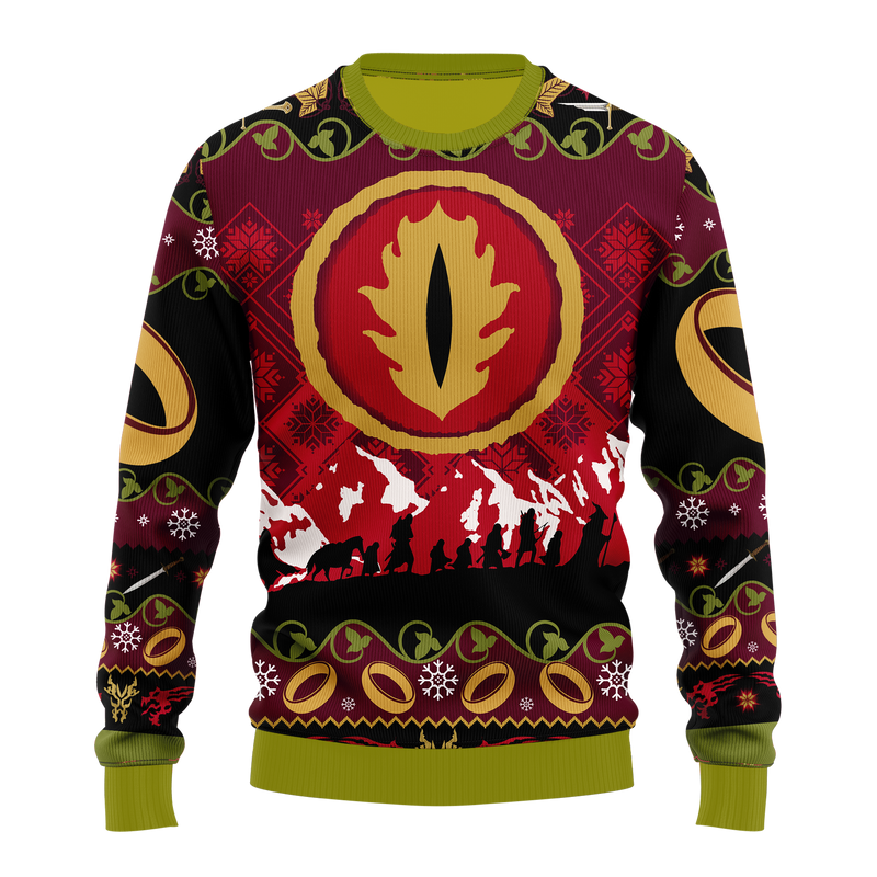 Sauron The Lord Of The Rings Ugly Christmas Sweater Xmas Gift Nearkii