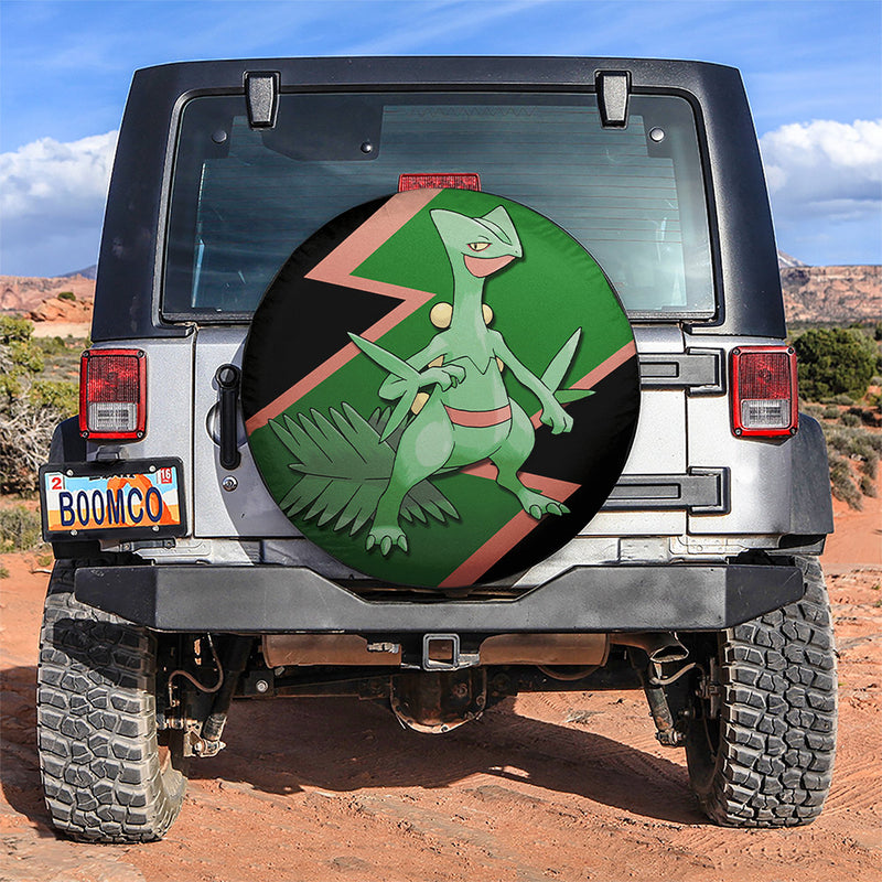 Sceptile Pokemon Car Spare Tire Covers Gift For Campers Nearkii