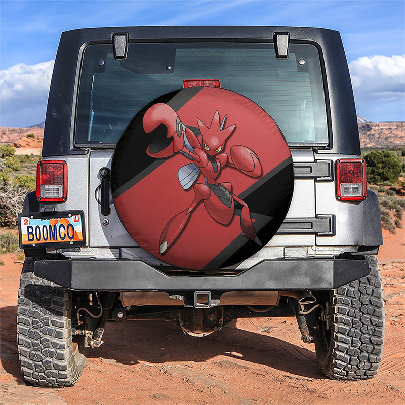 Scizor Pokemon Car Spare Tire Covers Gift For Campers Nearkii