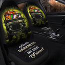 Scooby Doo Funny Drive Ride Jeep Moonlight Halloween Premium Custom Car Seat Covers Decor Protectors Nearkii