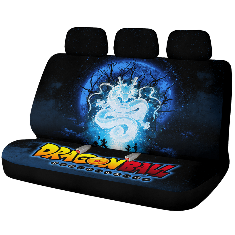 Shenron Dragon Ball Moonlight Galaxy Premium Custom Car Back Seat Covers Decor Protectors Nearkii