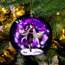 Shinobu Demon Slayer Moonlight Mica Circle Ornament Perfect Gift For Holiday Nearkii