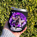 Shinobu Demon Slayer Moonlight Love You To Moon And Back Premium Wine Tumbler Nearkii