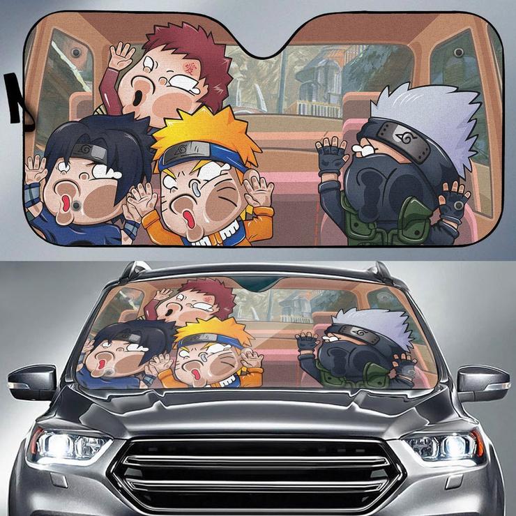 Shippuden Squeezed Face Auto Sun Shade Nearkii