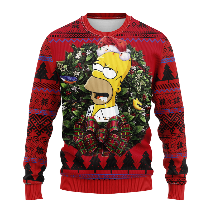 Simpsons Funny Noel Mc Ugly Christmas Sweater Thanksgiving Gift Nearkii