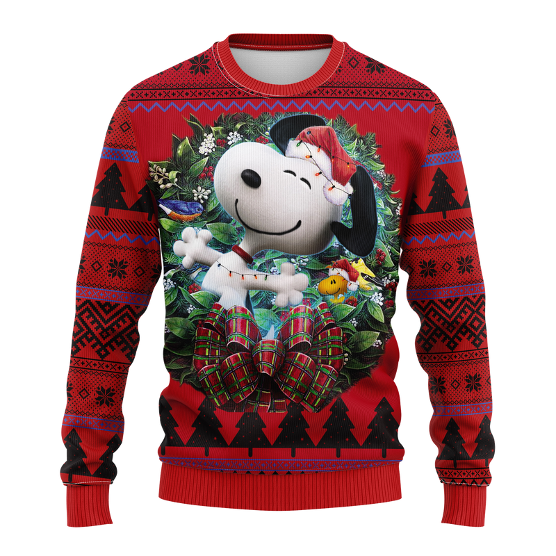 Snoopy In Peanuts Noel Mc Ugly Christmas Sweater Thanksgiving Gift Nearkii