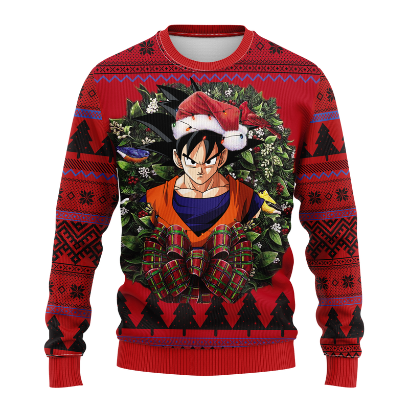 Son Goku Dragon Ball Noel Mc Ugly Christmas Sweater Thanksgiving Gift Nearkii