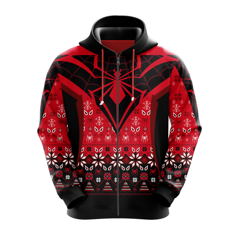 Spider Man Hoodie Zip Xmas Gift Nearkii