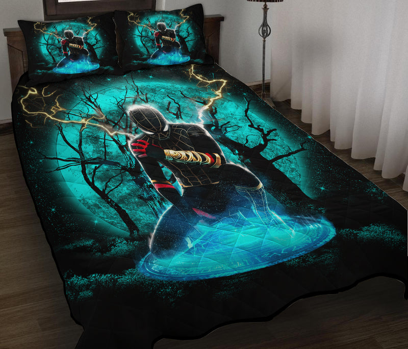 Spiderman Black Suit No Way Home 1 Moonlight Quilt Bed Sets Nearkii