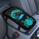 Spider Man Black Suit No Way Home Moonlight Premium Custom Armrest Center Console Cover Car Accessories Nearkii
