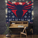 Spider Man Christmas Style Tapestry Room Decor Nearkii