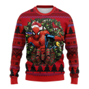 Spider Man Illustration Noel Mc Ugly Christmas Sweater Thanksgiving Gift Nearkii