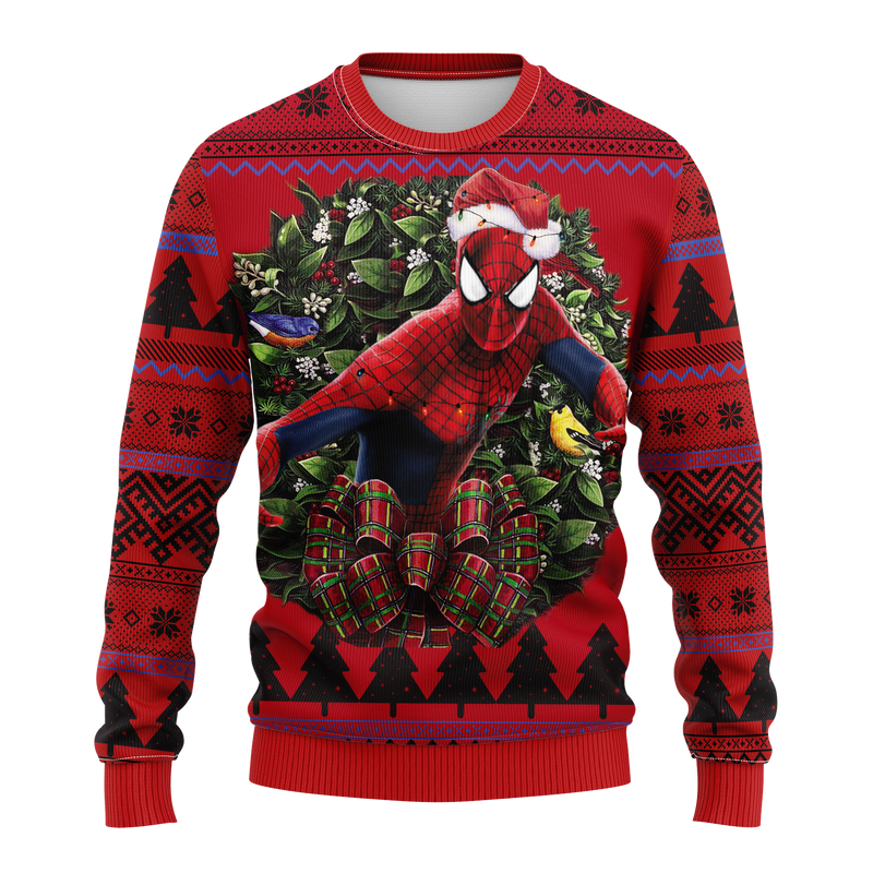 Spider Man Noel Mc Ugly Christmas Sweater Thanksgiving Gift Nearkii