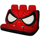 Spiderman Eyes Car Back Seat Covers Decor Protectors Nearkii