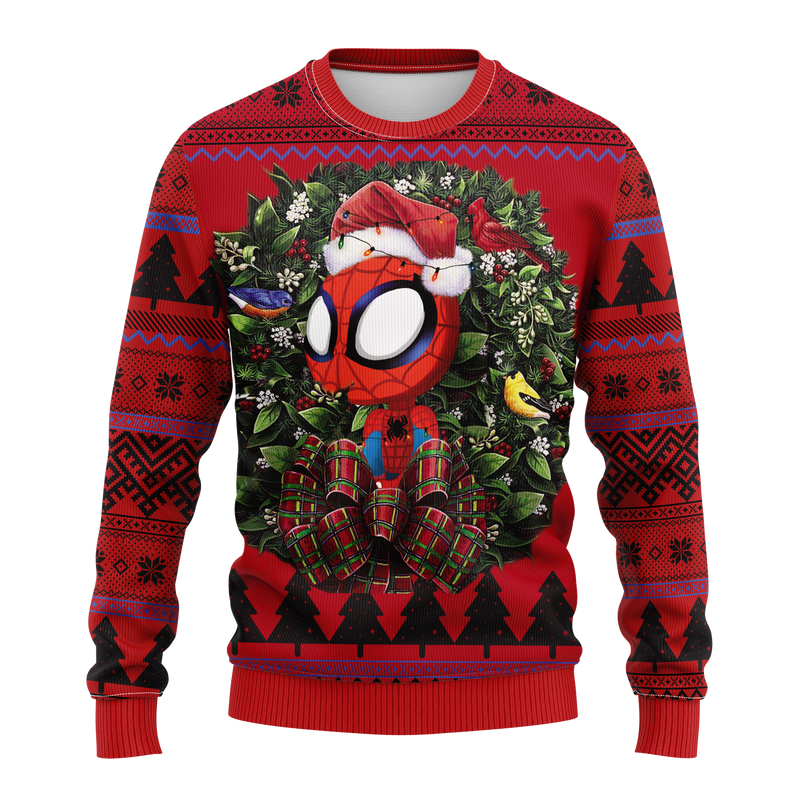 Spiderman Noel Mc Ugly Christmas Sweater Thanksgiving Gift Nearkii