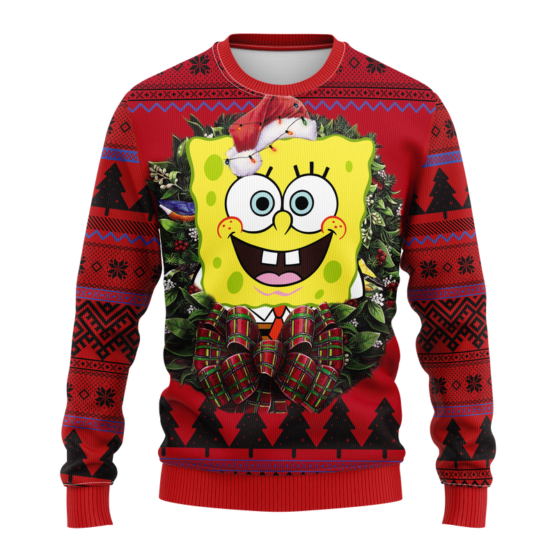 Spongebob Squarepants Patrick Star Noel Mc Ugly Christmas Sweater Thanksgiving Gift Nearkii