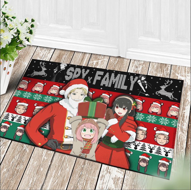 Spy x Family Christmas Doormat Home Decor