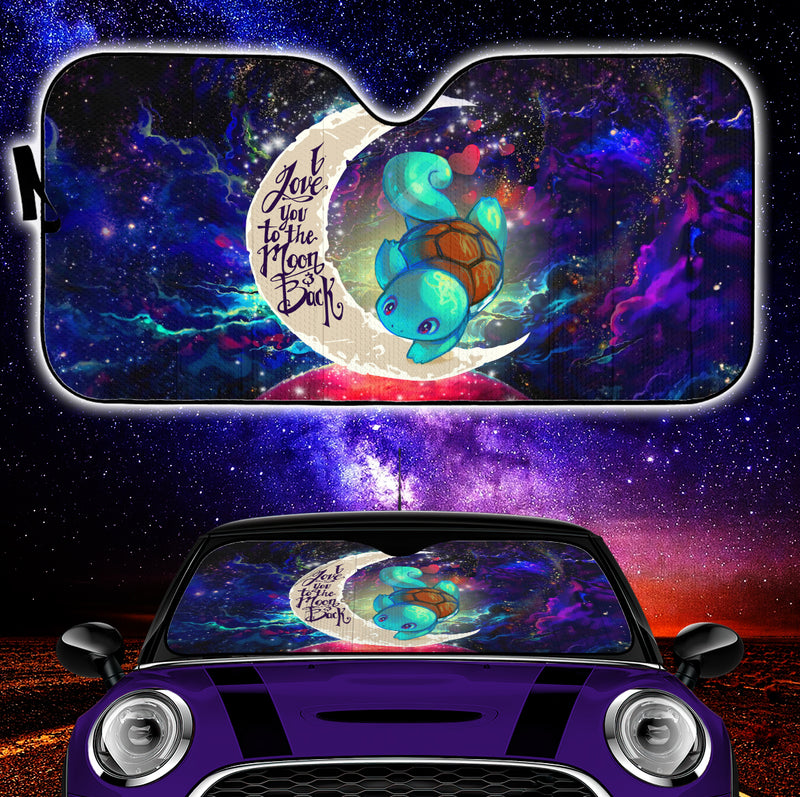 Squirtle Pokemon Love You To The Moon Galaxy Car Auto Sunshades Nearkii