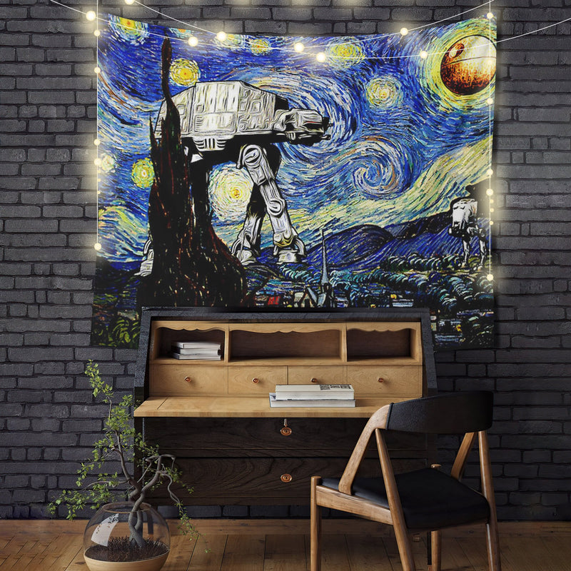 Star Wars Starry Night Tapestry Room Decor Nearkii
