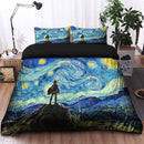 Starry Night The Legend Of Zelda Bedding Set Duvet Cover And 2 Pillowcases Nearkii